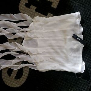 Go With The Vibe White Crop Top